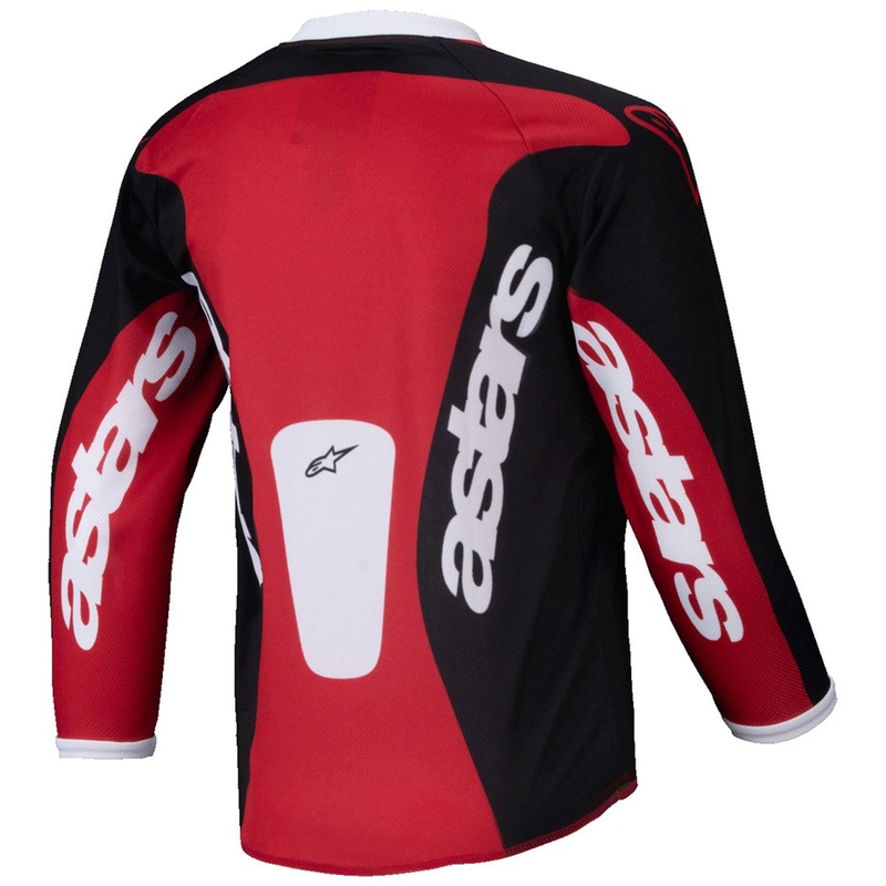 Alpinestars Racer Veil Kids motokrossitrikoo must ja punane