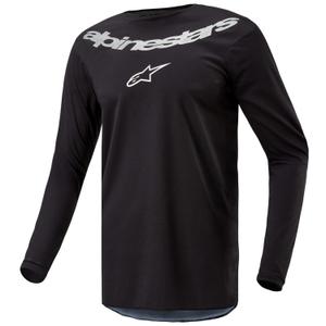 Alpinestars Fluid Lucent motokrossitrikoo must ja hõbe