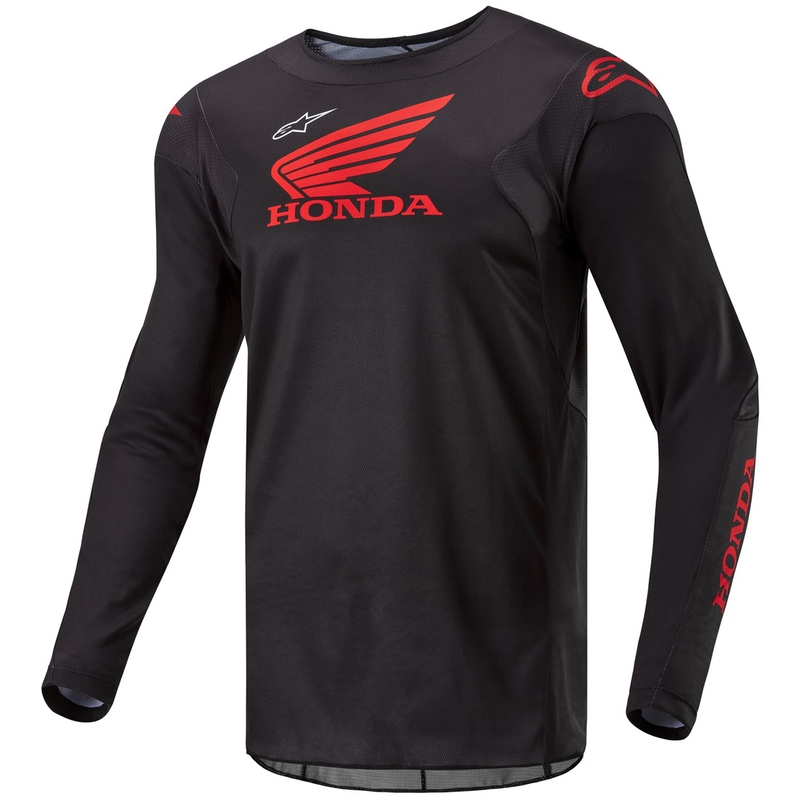 Alpinestars Racer Iconic Honda motokrossitrikoo must ja punane