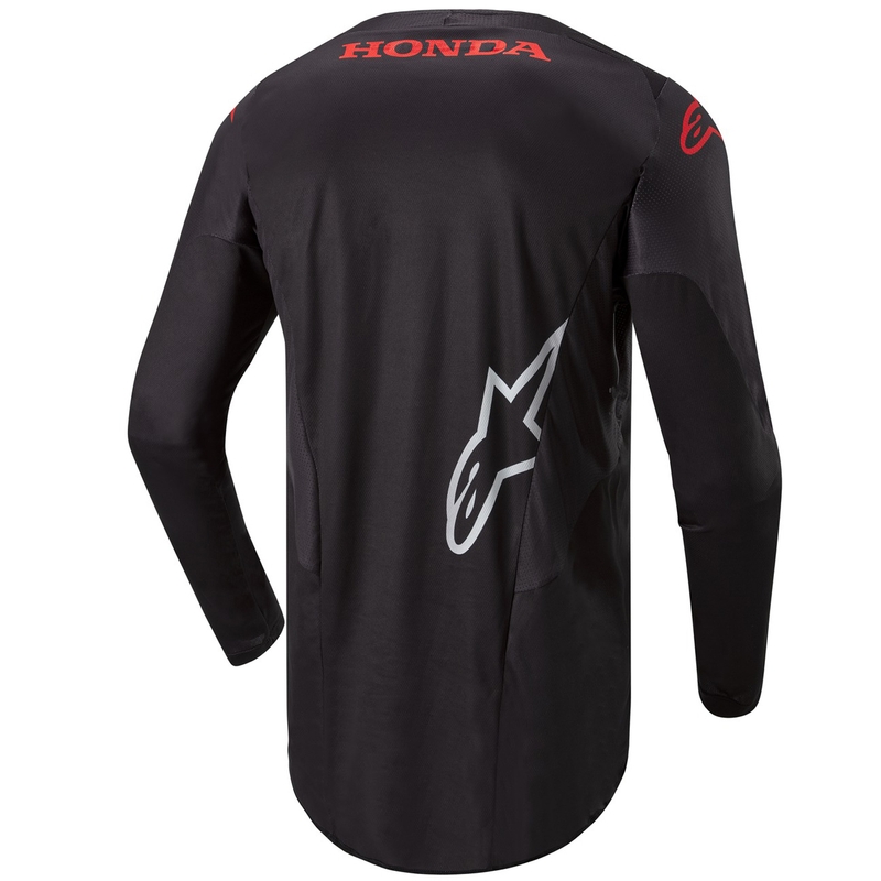 Alpinestars Racer Iconic Honda motokrossitrikoo must ja punane