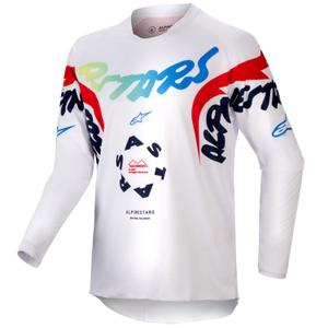 Laste motokrossitrikoo Alpinestars Racer Hana valge