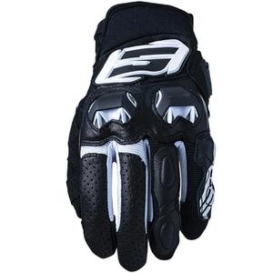 Mootorrattakindad FIVE SF3 must ja valge