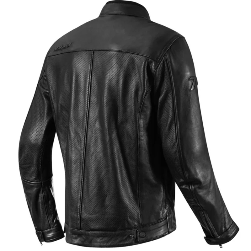 Seventy Degrees SD-JL4 Legend Classic Must nahast mootorratta jakk