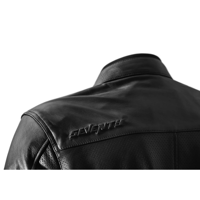 Seventy Degrees SD-JL4 Legend Classic Must nahast mootorratta jakk