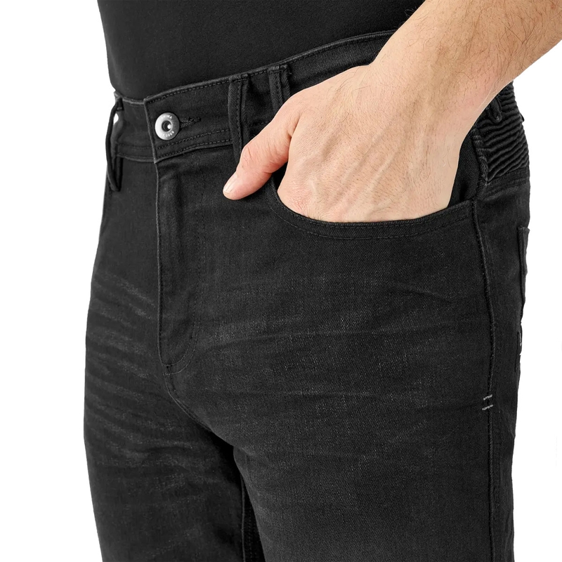 Laiendatud mootorratta püksid Shima Zenith mustad