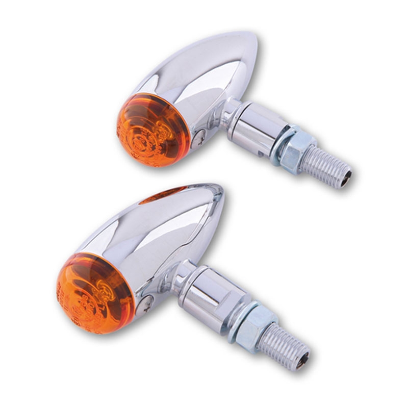 Mootorratta vilkurid Highsider Smart Micro-bullet kroomitud