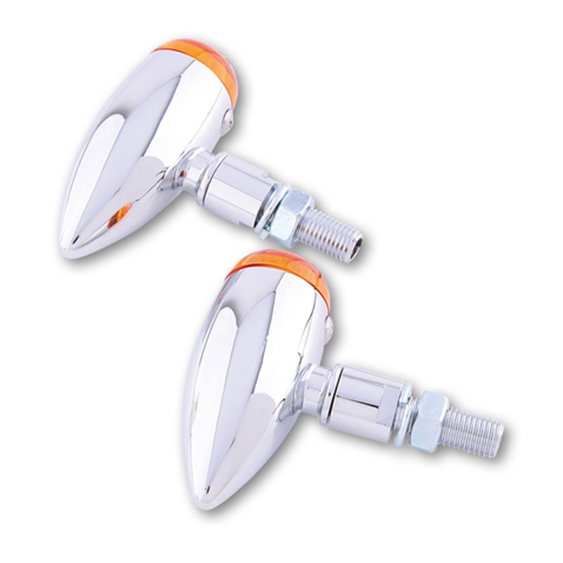 Mootorratta vilkurid Highsider Smart Micro-bullet kroomitud
