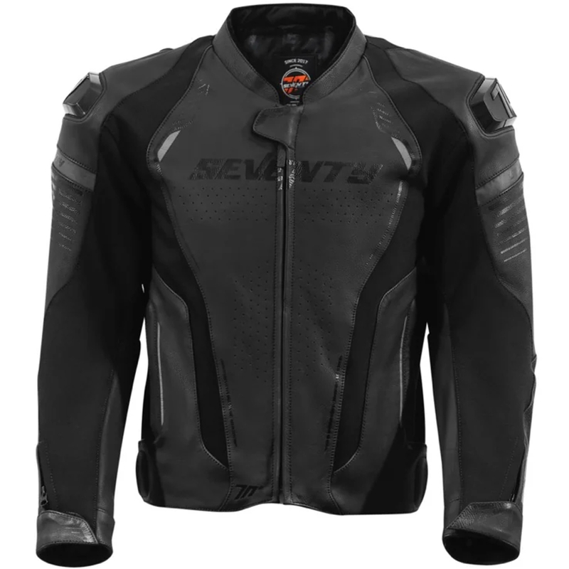 Nahast mootorratta jakk Seventy Degrees SD-JL24 Spoiler must