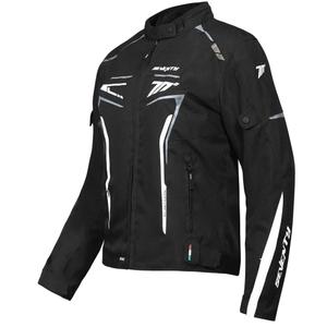 Naiste Seventy Degrees SD-JR67 Piston Black-Grey-White mootorratta jakk