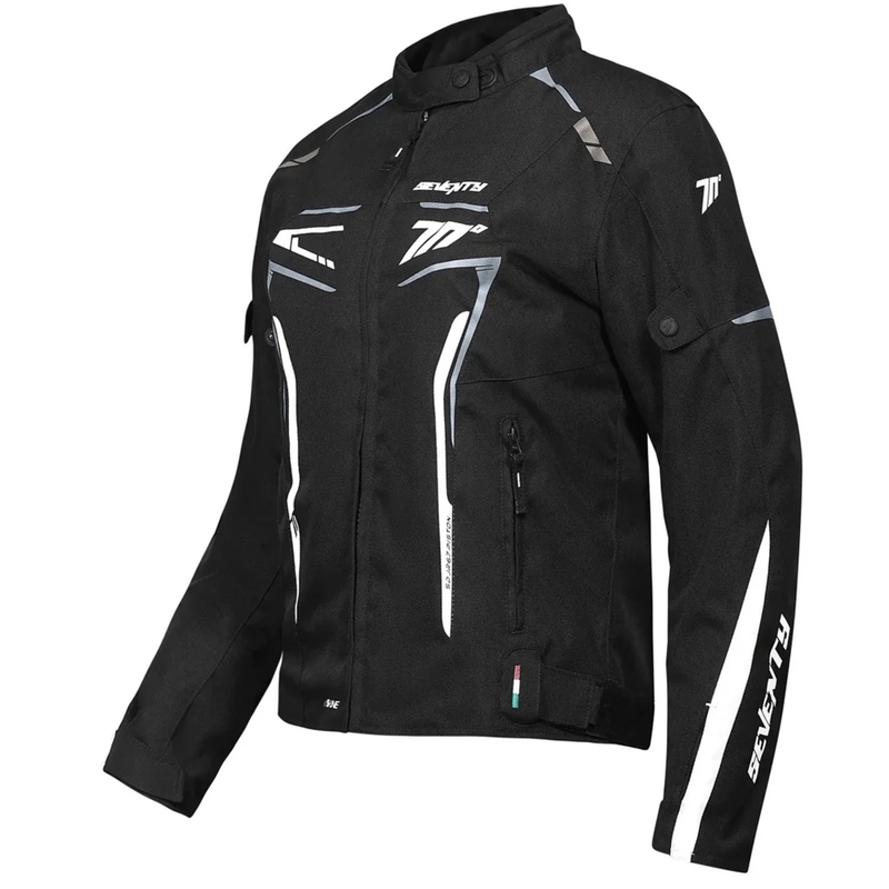 Naiste Seventy Degrees SD-JR67 Piston Black-Grey-White mootorratta jakk