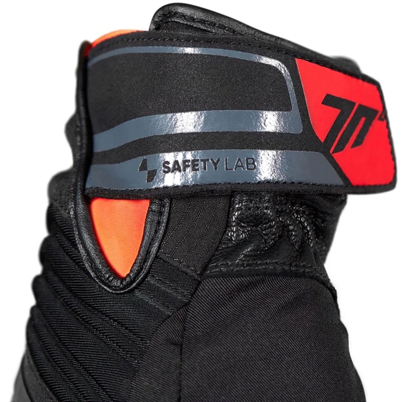 Mootorrattakindad Seventy Degrees SD-T13 Aspen Light must ja punane
