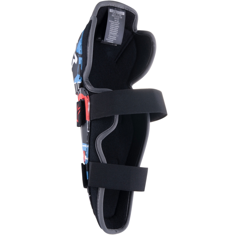 Alpinestars Bionic Action FQ20 mustad ja punased põlvekaitsmed