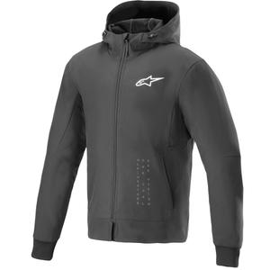 Alpinestars Radium Tech Hoodie must ja valge