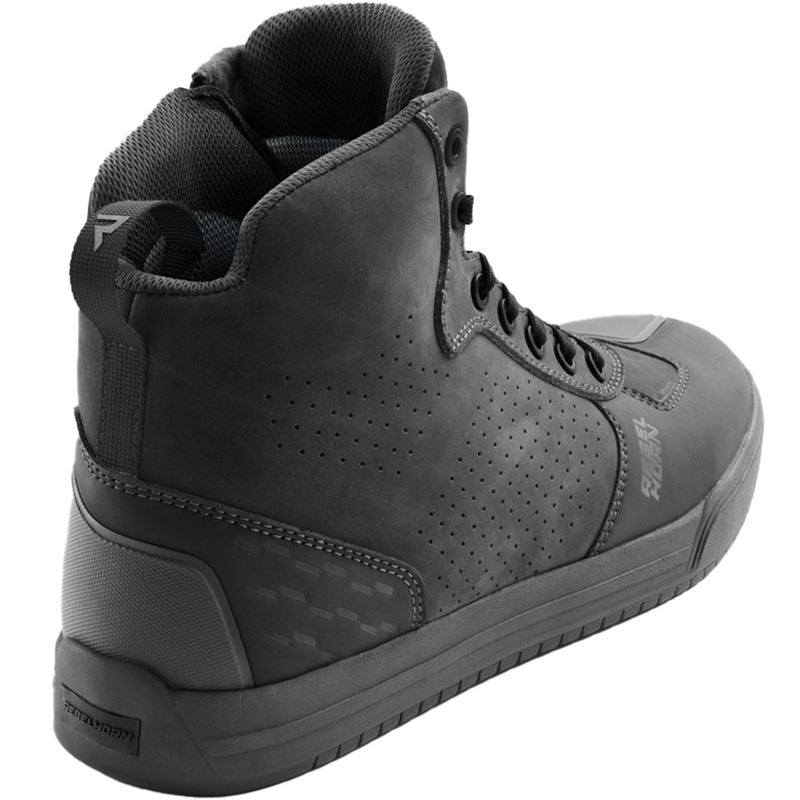 Rebelhorn Spike WP mustad mootorratta saapad