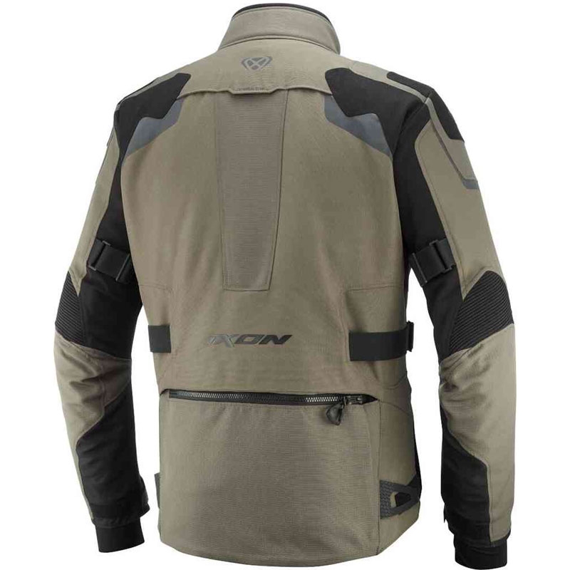 Mootorratta jakk IXON Odin khaki-must