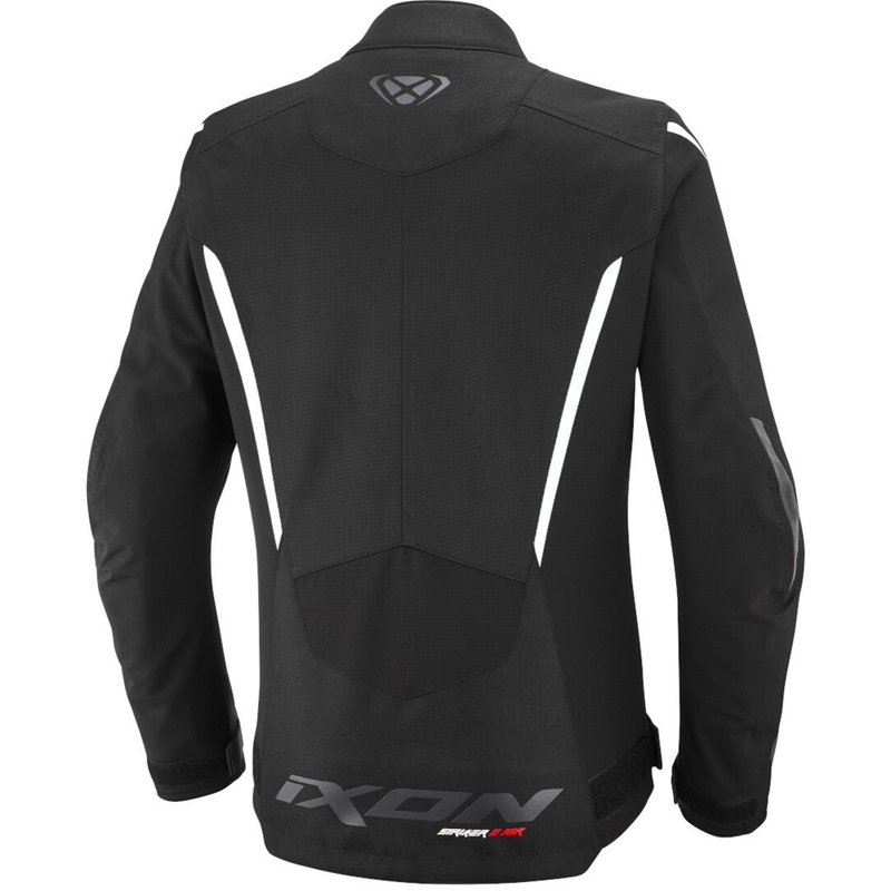 IXON Striker 2 Air WP Lady must-valge mootorratta jope