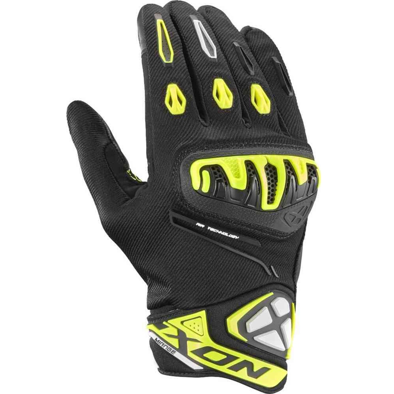 Mootorrattakindad IXON Mirage Air must-fluo kollane
