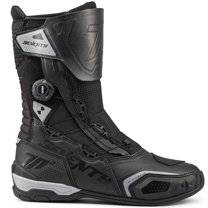 Mootorrattasaapad Seventy Degrees SD-BT9 Gavia mustad