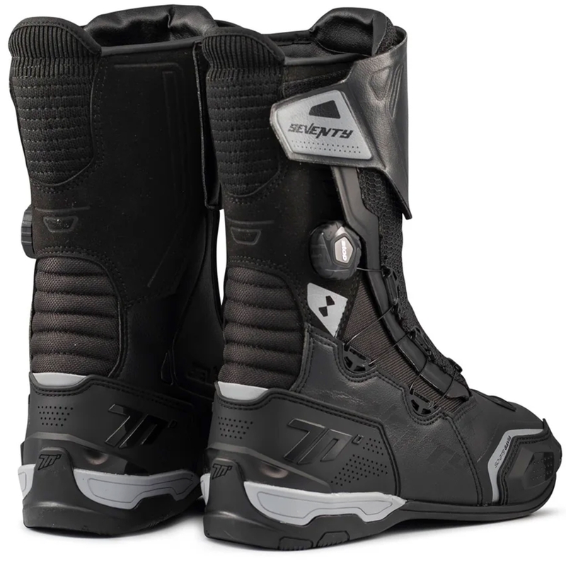 Mootorrattasaapad Seventy Degrees SD-BT9 Gavia mustad