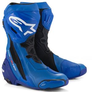 Alpinestars Supertech R ventileeritavad mootorratta saapad Sinine ja must