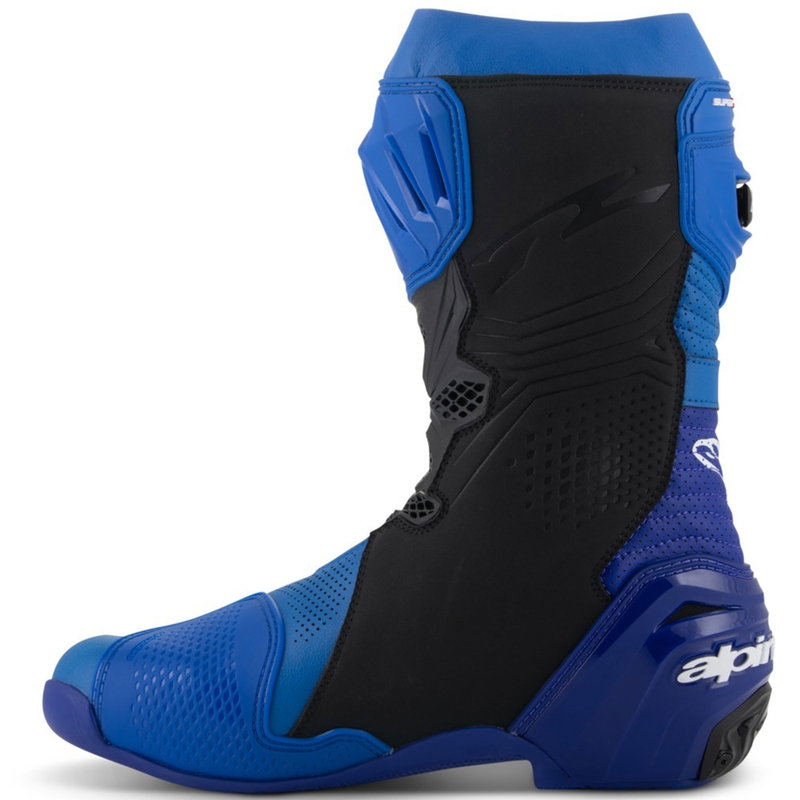 Alpinestars Supertech R ventileeritavad mootorratta saapad Sinine ja must