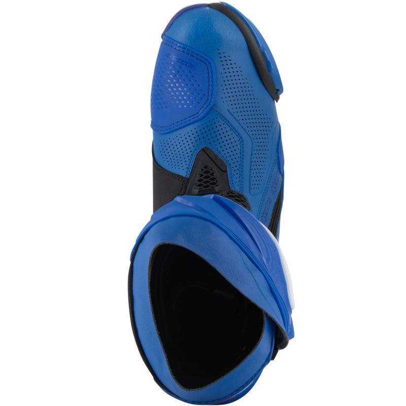 Alpinestars Supertech R ventileeritavad mootorratta saapad Sinine ja must