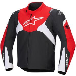 Alpinestars T-Jaws V4 veekindel mootorratta jope Honda must, punane ja valge