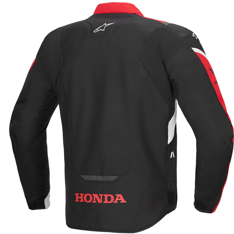 Alpinestars T-Jaws V4 veekindel mootorratta jope Honda must, punane ja valge