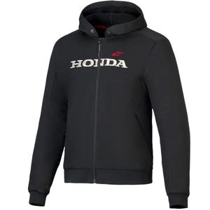 Alpinestars Chrome V3 Sport Hoodie Honda Collection must, beež ja punane