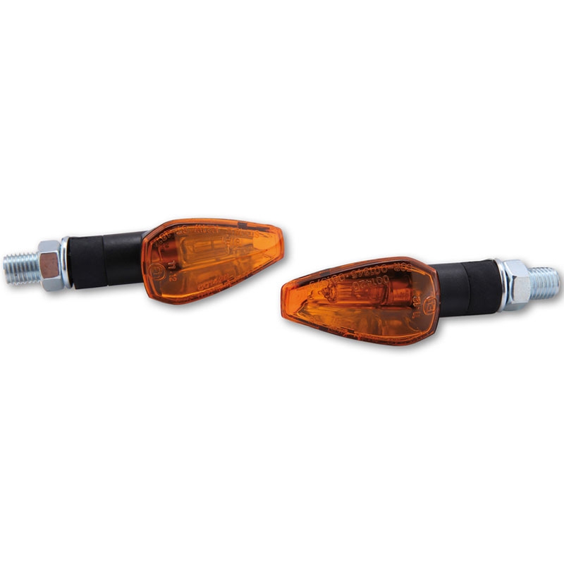 Highsider Smart Peak lühikesed mustad mootorratta vilkurid