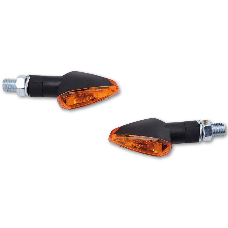Highsider Smart Peak lühikesed mustad mootorratta vilkurid