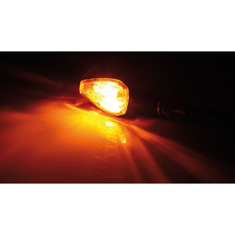 Highsider Smart Peak lühikesed mustad mootorratta vilkurid