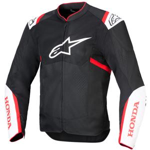 Alpinestars T-SPS Air V2 mootorratta jope Honda must, valge ja punane