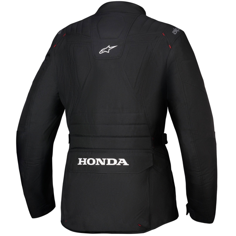 Naiste Alpinestars Stella ST-1 veekindel mootorratta jope Honda must ja punane