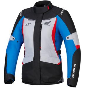Naiste Alpinestars Stella ST-1 veekindel mootorratta jope Honda hall-sinine-must-punane