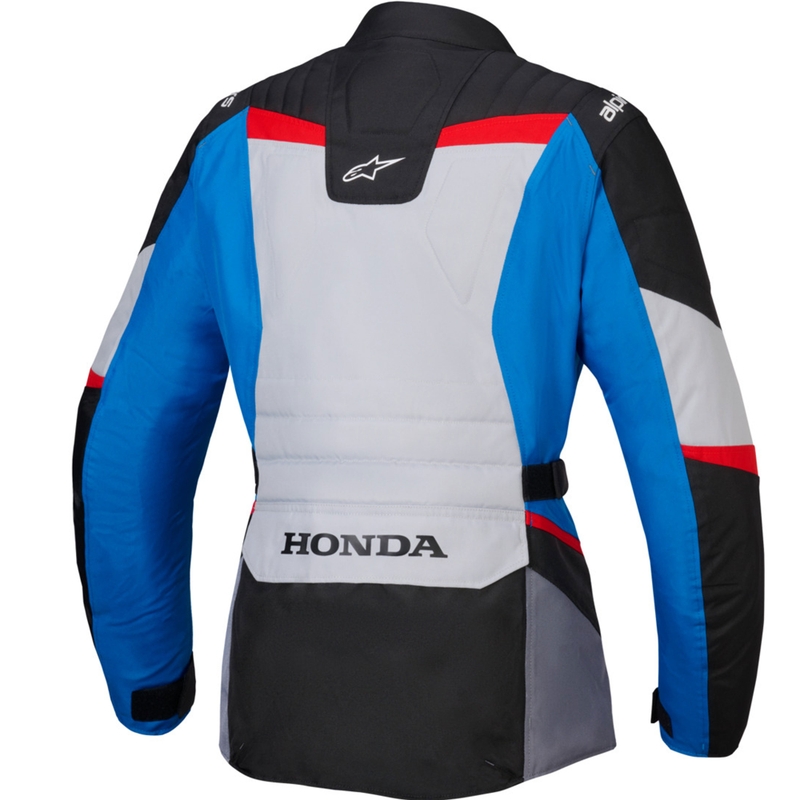 Naiste Alpinestars Stella ST-1 veekindel mootorratta jope Honda hall-sinine-must-punane