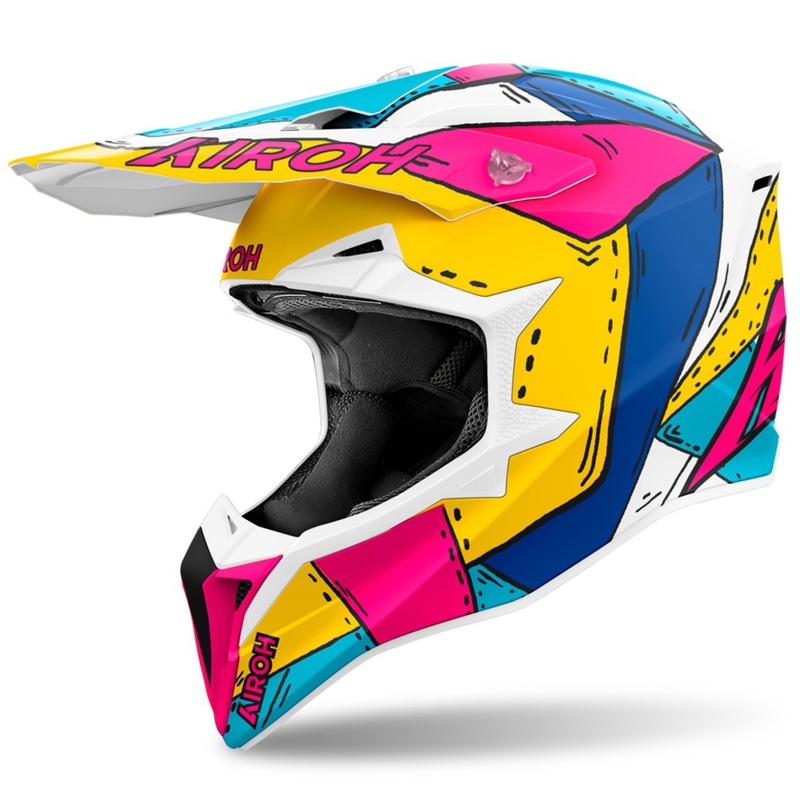 Motokross kiiver Airoh Wraaap Paint matt mitmevärviline