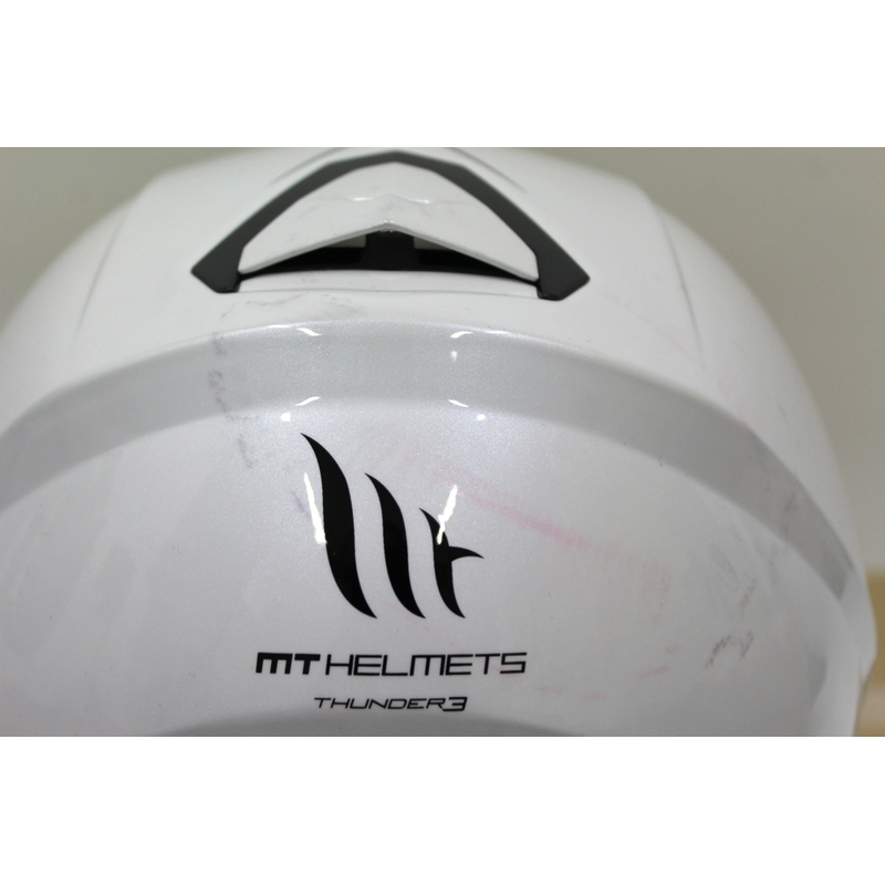 Integrální přilba na motorku MT Thunder 3 SV bílá - II. jakost