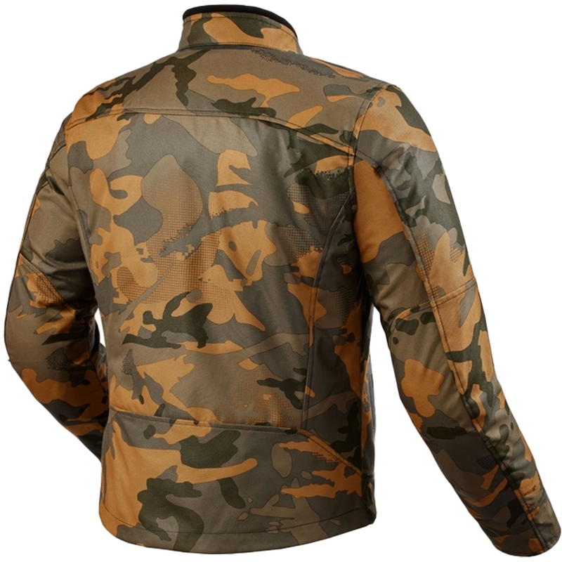 Revit Shade H2O camo-roheline mootorratta jakk