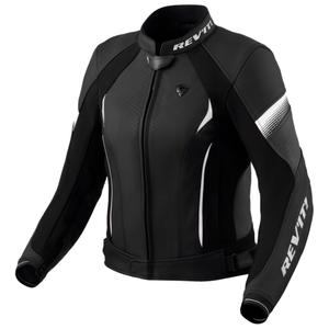 Naiste Revit Xena 4 must-valge nahkjakk