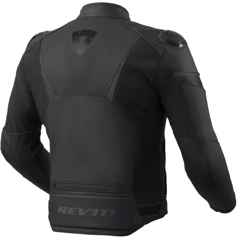 Revit Argon 2 must-antratsiitne nahast mootorratta jakk