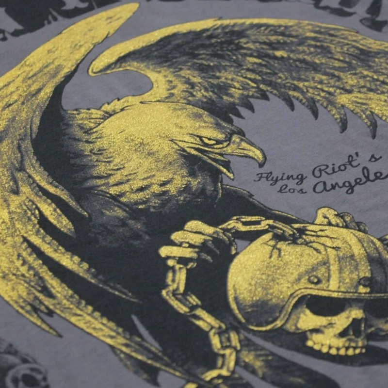 Yakuza Premium T-särk Born To Burn Flying Riots Los Angeles tumehall