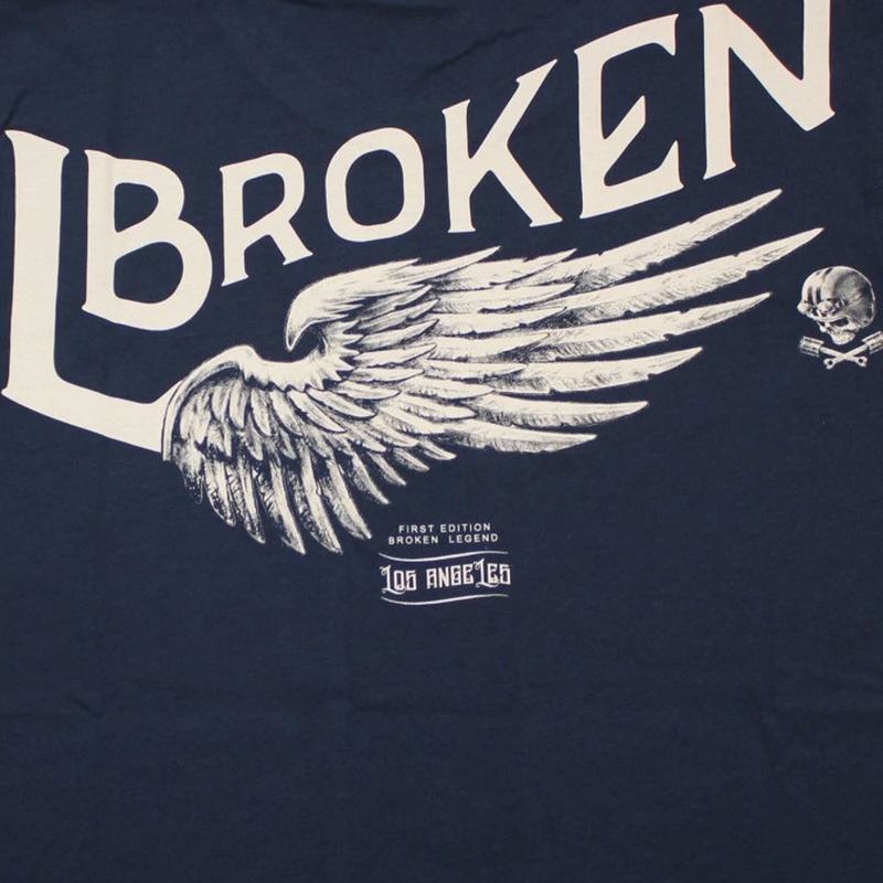 T-särk Yakuza Premium Broken Legend - Finisher tumesinine
