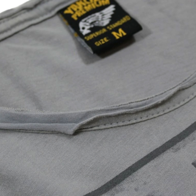 T-särk Yakuza Premium Rude and Rough Born to Burn - Los Angeles grey