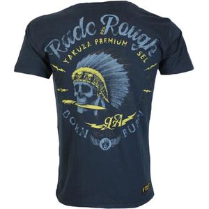 T-särk Yakuza Premium Rude and Rough - Los Angeles tumesinine