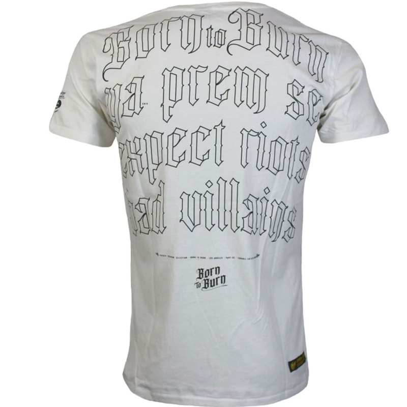 Yakuza Premium T-särk Born to Burn - Los Angeles valge