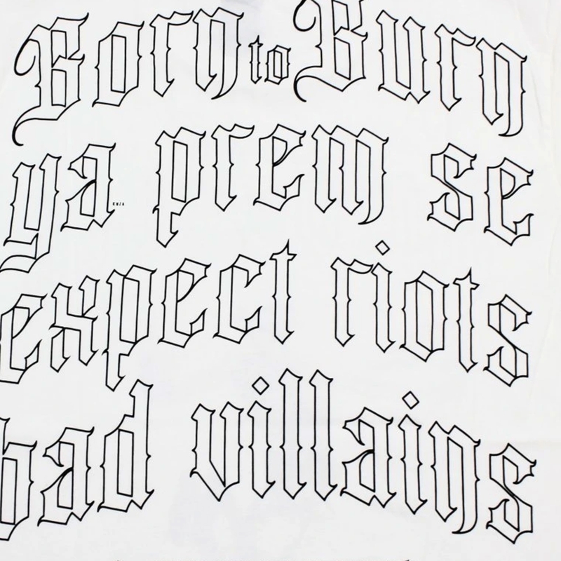 Yakuza Premium T-särk Born to Burn - Los Angeles valge