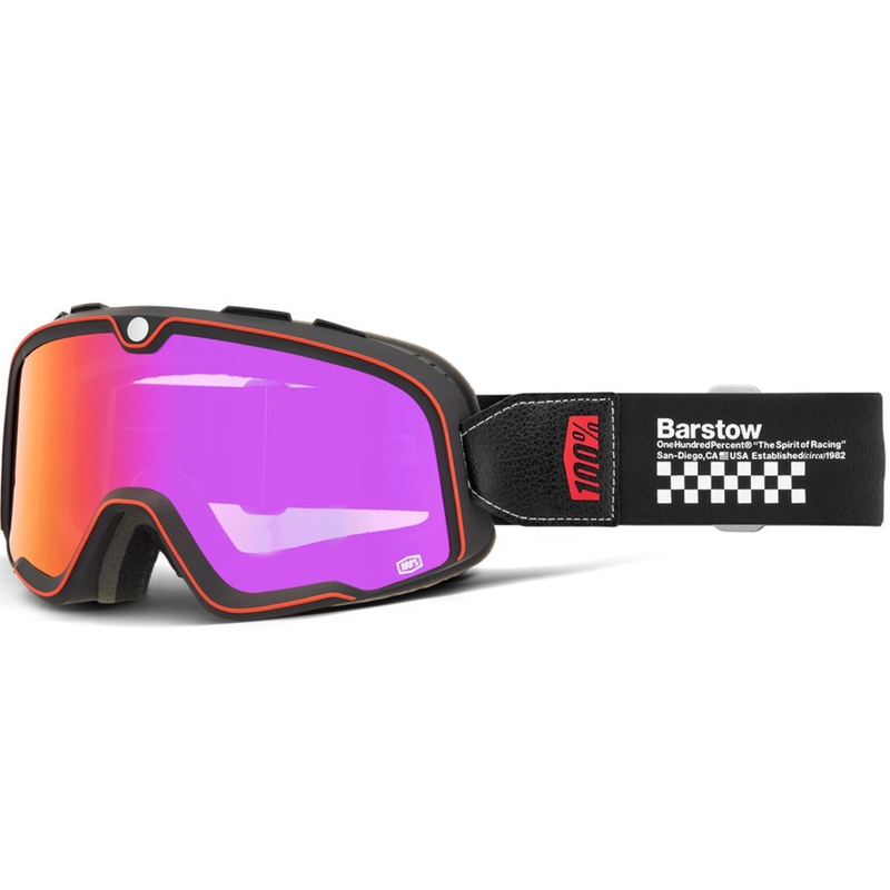 Motokrossiprillid 100% Barstow Erban punase pleksiga