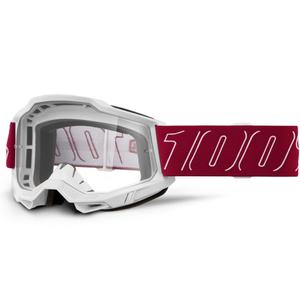 Motokrossiprillid 100% Accuri 2 Redline läbipaistva pleksiga