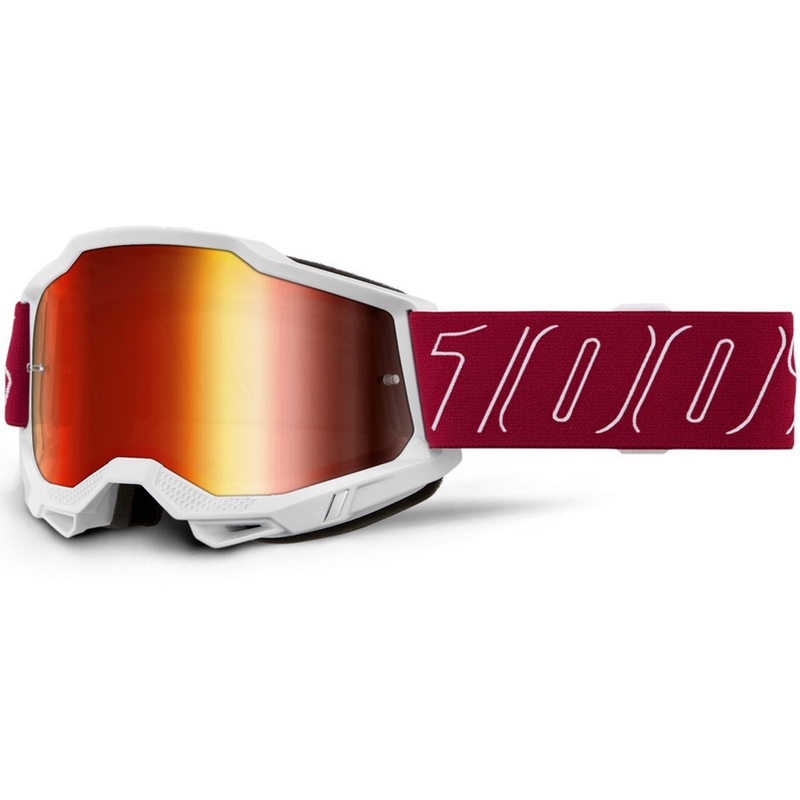 Motokrossiprillid 100% Accuri 2 Redline punase pleksiga